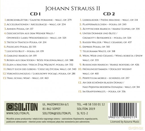 Wielcy Kompozytorzy - Strauss [2CD]