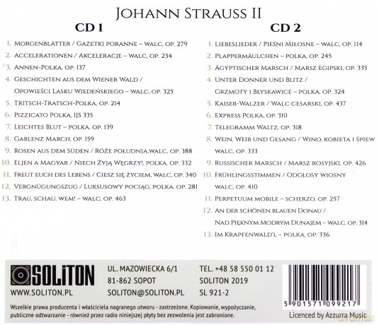 Wielcy Kompozytorzy - Strauss [2CD]