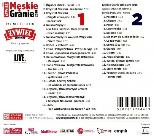 Męskie Granie 2017-2019 Pakiet [6CD]