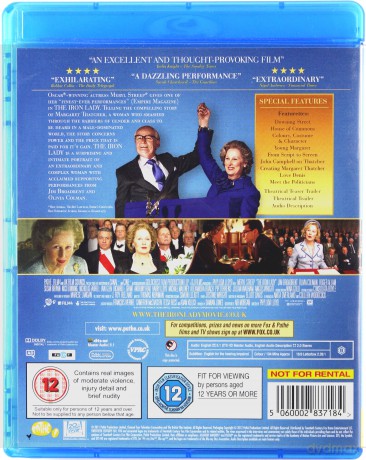 The Iron Lady (Żelazna Dama) [Blu-Ray]