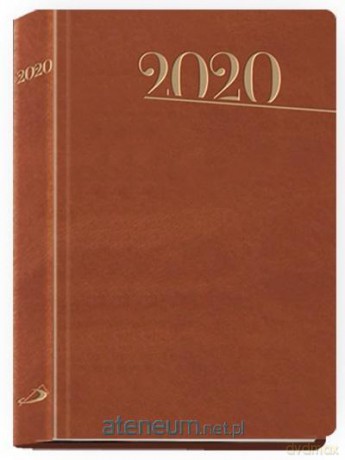 Terminarz 2020 B7 Standard brązowy [KALENDARZ]