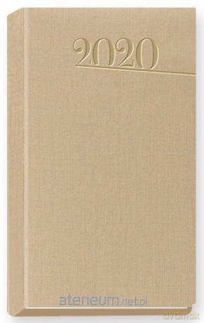 Terminarz 2020 Tygodniowy Standard piaskowy [KALENDARZ]
