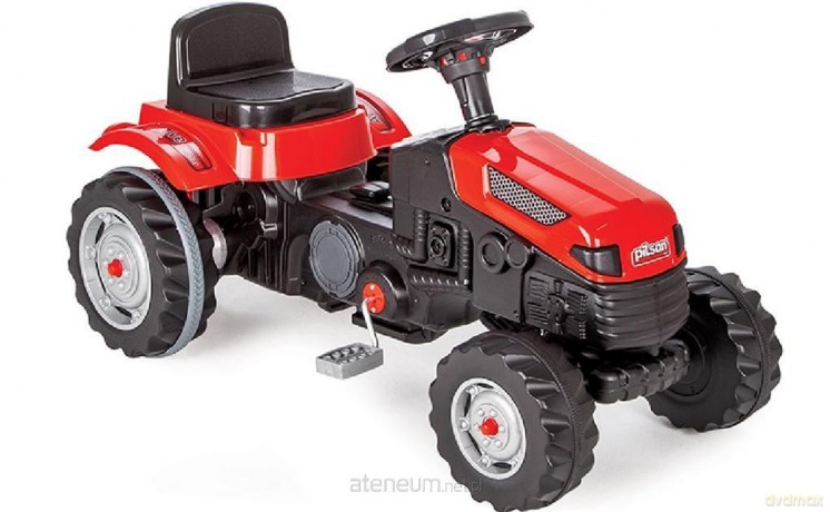 Traktor na pedały czerwony