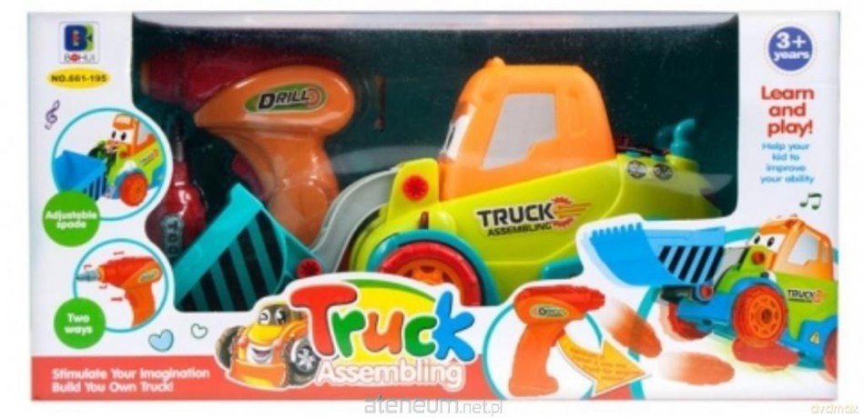 Traktor z akcesoriami
