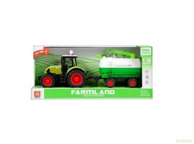 Traktor z akcesoriami światło/dźwięk