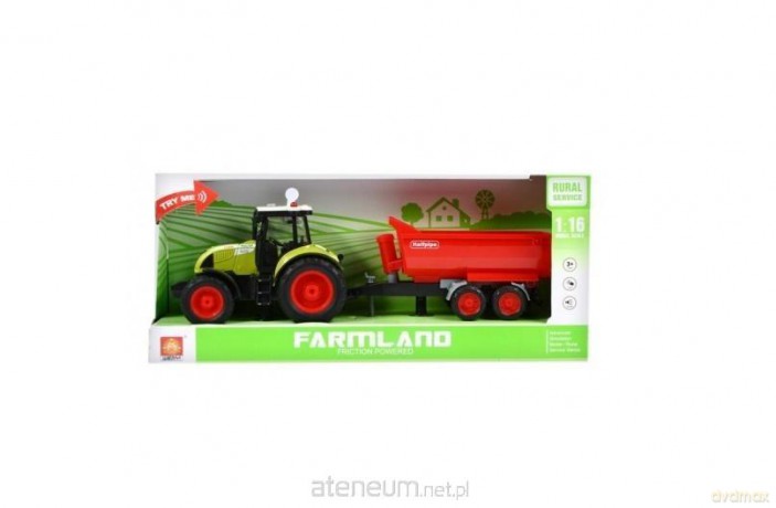 Traktor z akcesoriami światło/dźwięk