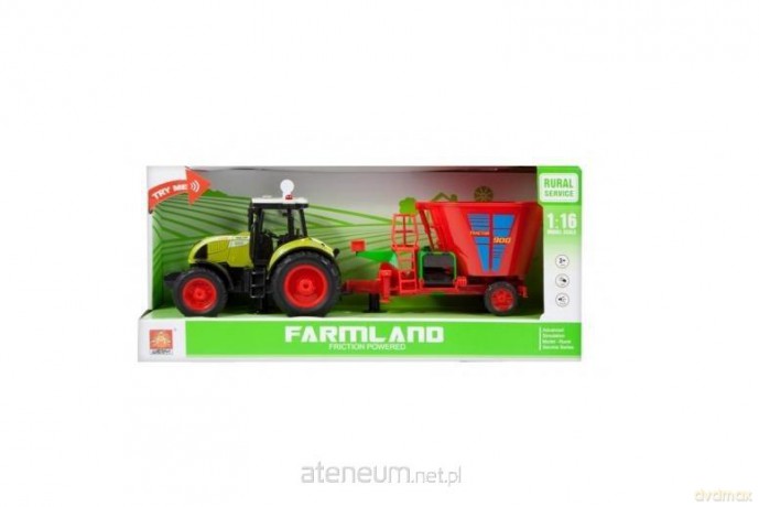 Traktor z akcesoriami światło/dźwięk