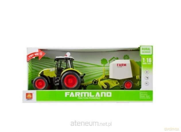 Traktor z akcesoriami światło/dźwięk