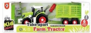 Traktor z przyczepą do skręcania 1