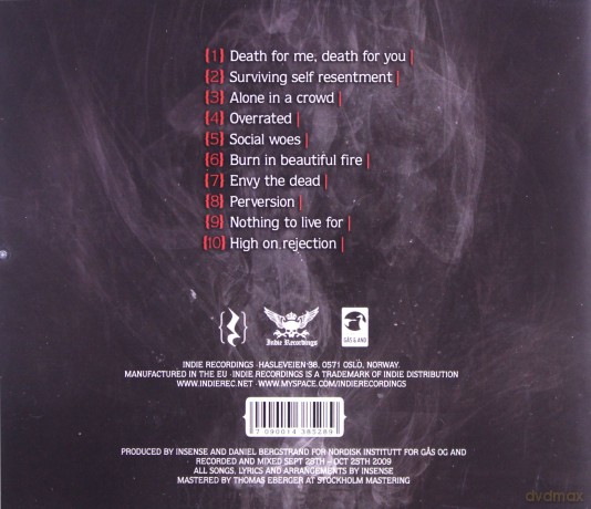 Insense: Burn In Beautiful Fire [CD]