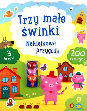 Trzy małe świnki. Naklejkowa przygoda [KSIĄŻKA]
