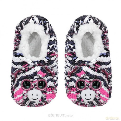 TY Fashion Zoey - Cekinowe pantofle Zebry