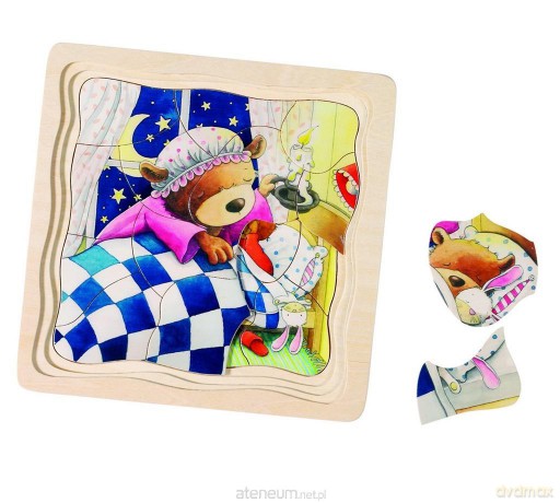 Układanka warstwowa Misie [PUZZLE]