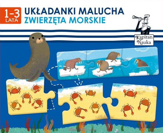 Układanki malucha. Zwierzęta morski - Sebastian Opryszek