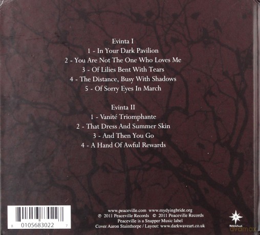 My Dying Bride: Evinta Limited Edition (Digipack) [CD]