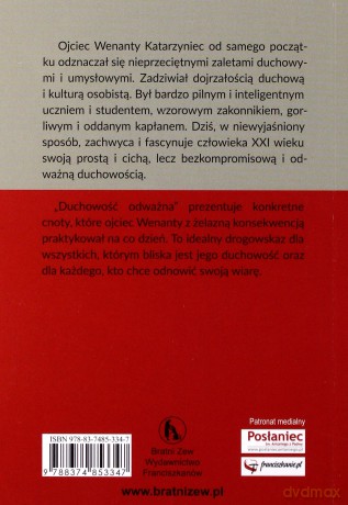 Wenanty Katarzyniec. Duchowość odważna - Edward Staniukiewicz OFMConv [KSIĄŻKA]