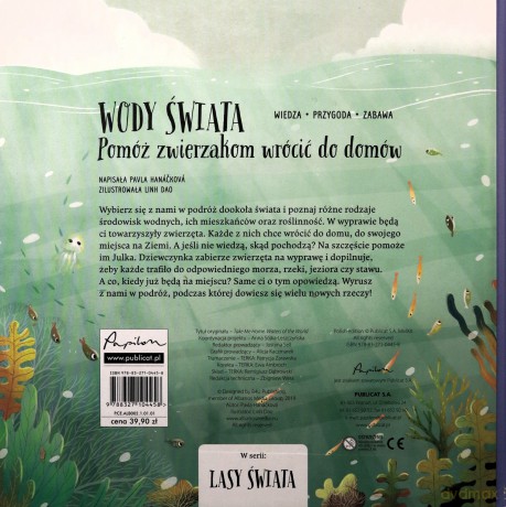 Wody świata. Pomóż zwierzakom wrócić do domów - Pavla Hanackova [KSIĄŻKA]