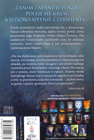Wojownicy. Nowa przepowiednia (Tom 12) Zachód słońca - Erin Hunter [KSIĄŻKA]