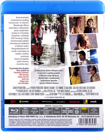 W deszczowy dzień w Nowym Jorku [Blu-Ray]