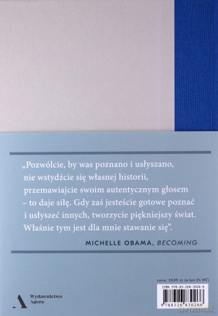 Becoming. Dziennik motywacyjny, który pozwoli ci odnaleźć swój głos - Michelle Obama [KSIĄŻKA]