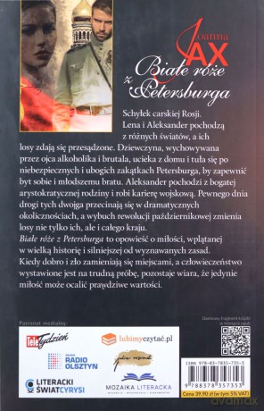 Białe róże z Petersburga - Jax Joanna [KSIĄŻKA]
