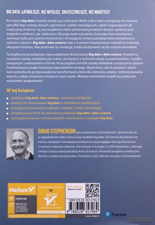 Big data. Nauka o danych i AI bez tajemnic - David Stephenson [KSIĄŻKA]