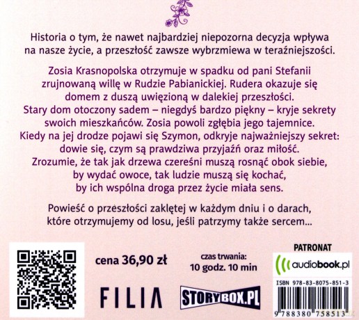 Czereśnie zawsze muszą być dwie - Magdalena Witkiewicz [AUDIOBOOK]