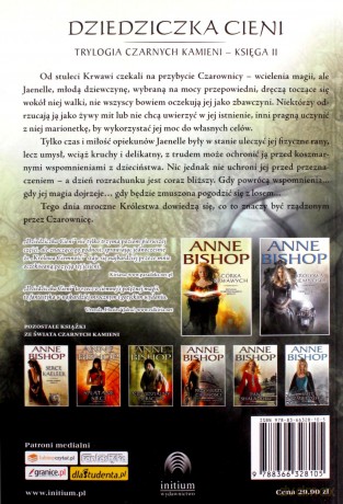 Dziedziczka cieni. Czarne kamienie księga 2 - Anne Bishop [KSIĄŻKA]