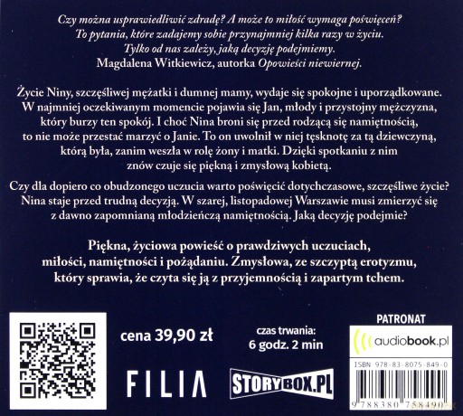 Dzisiaj śpisz ze mną - Anna Szczypczyńska [AUDIOBOOK]