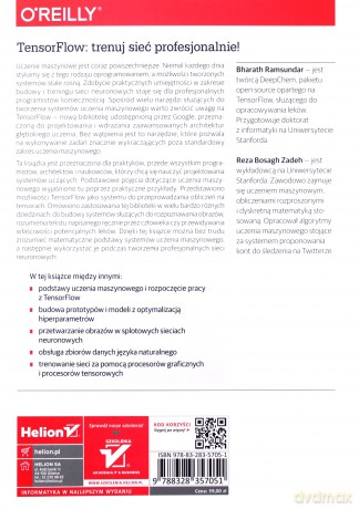Głębokie uczenie z tensorflow. Od regresji liniowej po uczenie przez wzmacnianie - Bharath Ramsundar, Reza Bosagh Zadeh [KSIĄŻKA]