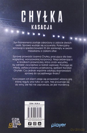 Kasacja (okładka filmowa) - Remigiusz Mróz [KSIĄŻKA]