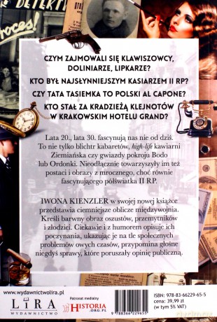 Kasiarze, doliniarze i zwykłe rzezimieszki. Przestępczy półświatek II RP - Iwona Kienzler [KSIĄŻKA]