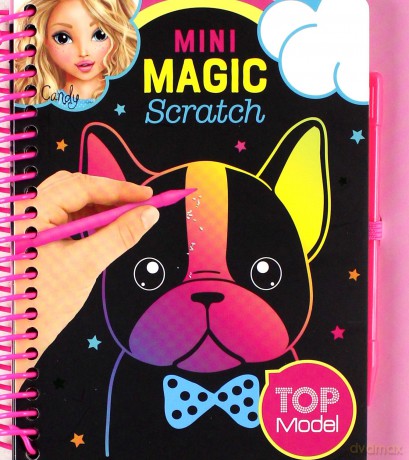Kolorowanka zdrapywanka magic scratch mini top model