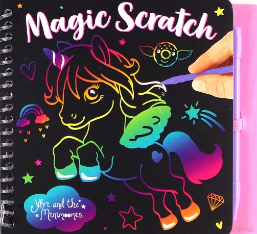 Kolorowanka zdrapywanka magic scratch mini ylvi jednorożec