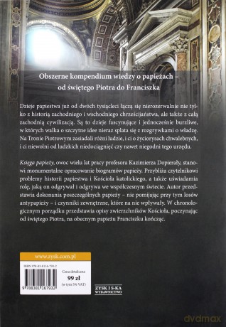 Księga papieży - Kazimierz Dopierała [KSIĄŻKA]