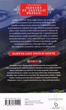 Listy zza oceanu. Siostry ze złotego brzegu (Tom 57) - Jeanette Semb [KSIĄŻKA]