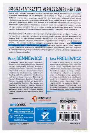 Mentoring. Zestaw narzędzi - Maciej Bennewicz, Anna Prelewicz [KSIĄŻKA]