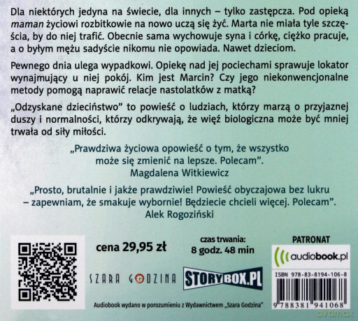 Odzyskane dzieciństwo - Zuzanna Arczyńska [AUDIOBOOK]