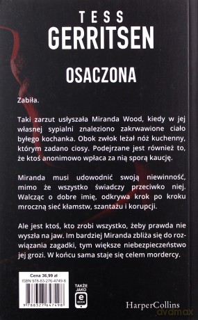Osaczona - Tess Gerritsen [KSIĄŻKA]