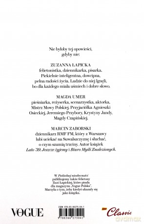 Piekielna nieobecność. Opowieść o przyjaźni z Zuzią Łapicką - Magda Umer [KSIĄŻKA]