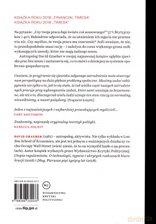 Praca bez sensu - David Graeber [KSIĄŻKA]
