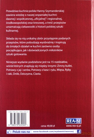 Prawdziwa kuchnia Polska. Najlepsze przepisy - Hanna Szymanderska [KSIĄŻKA]