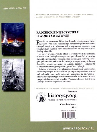 Radzieckie niszczyciele II Wojny Światowej - Alexander Hill [KSIĄŻKA]