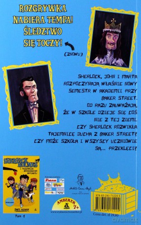Sherlock Holmes i klątwa Baker Street. Akademia przy Baker Street (Tom 2) - Sam Hearn [KSIĄŻKA]
