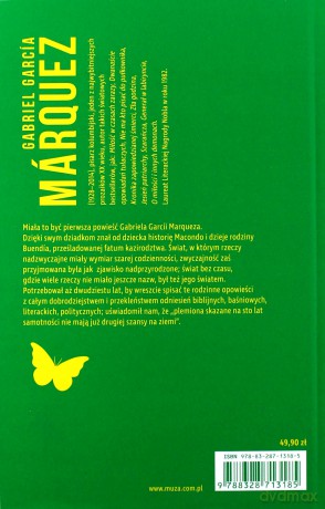 Sto lat samotności - Gabriel Garcia Marquez [KSIĄŻKA]