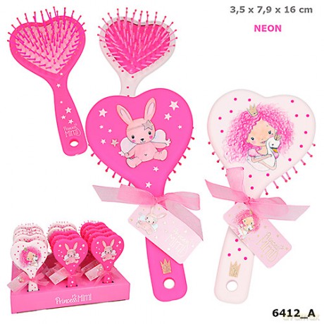 Szczotka w kształcie serca. Princess mimi mix wzorów