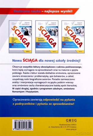 Ściąga liceum technikum 2 [KSIĄŻKA]