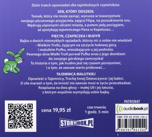 Trzy tajemnice. Sen który odszedł. Piecyk Czapeczka i budyń Tajemnica malutkiej - Anna Onichimowska [AUDIOBOOK]