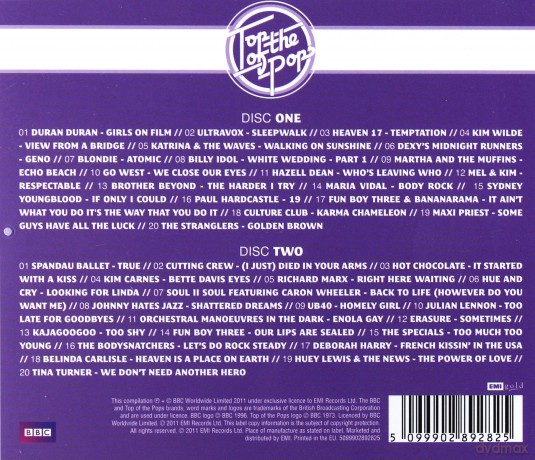 Top Of The Pops - Eighties [2CD]