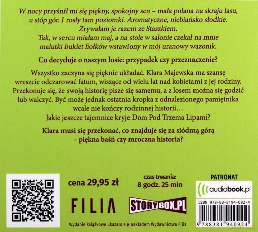 Za siódmą górą. Dom pod trzema lipami (Tom 2) - Agnieszka Jeż [AUDIOBOOK]